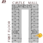 وحدة تجارية مميزة داخل مول Castle Mall